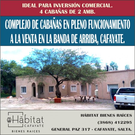 Foto Cabaa en Venta en Cafayate, Salta - U$D 200.000 - pix81046605 - BienesOnLine